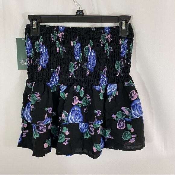 Wild Fable Smocked Ruffled Mini Skirt - Picture 4 of 6